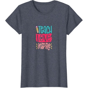 image:imageTeach Love Inspire TShirtHeather Blue
