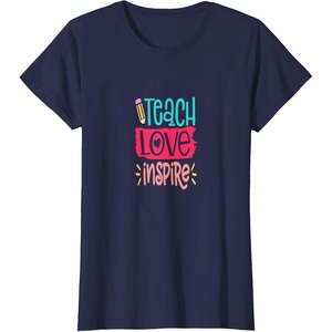 image:imageTeach Love Inspire TShirtNavy Blue