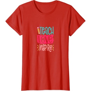 image:imageTeach Love Inspire TShirtRed