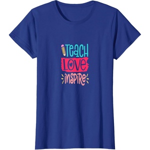 image:imageTeach Love Inspire TShirtRoyal Blue