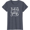 image:imageToday I ChooseGreat gift for Christian and Religious Women TShirtHeather Blue