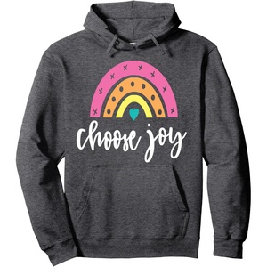 image:imageChoose Joy Gift for Women Girls Sisters Friends Pullover HoodieDark Heather Grey