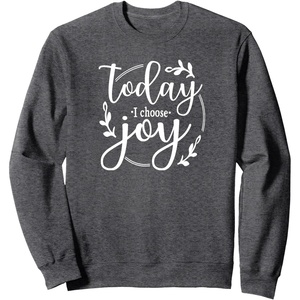 image:imageToday I Choose Joy Gift for Women Friends Sisters SweatshirtDark Heather Grey