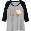image:imageAlways Wash You Balls  Golf Gift Raglan Baseball TeeBlackAthletic Heather