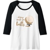 image:imageAlways Wash You Balls  Golf Gift Raglan Baseball TeeBlackWhite