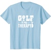 image:imageBrooke amp Jess Designs Golf is My Therapy Unisex Adult TShirt  Black  Small  Short Sleeve  Classic Fit  Golfers GiftBaby Blue