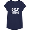 image:imageBrooke amp Jess Designs Golf is My Therapy Unisex Adult TShirt  Black  Small  Short Sleeve  Classic Fit  Golfers GiftNavy Blue