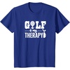 image:imageBrooke amp Jess Designs Golf is My Therapy Unisex Adult TShirt  Black  Small  Short Sleeve  Classic Fit  Golfers GiftRoyal Blue