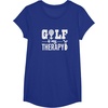 image:imageBrooke amp Jess Designs Golf is My Therapy Unisex Adult TShirt  Black  Small  Short Sleeve  Classic Fit  Golfers GiftRoyal Blue