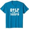 image:imageBrooke amp Jess Designs Golf is My Therapy Unisex Adult TShirt  Black  Small  Short Sleeve  Classic Fit  Golfers GiftSapphire Blue