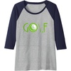 image:imageGolf  Golf Gift Raglan Baseball TeeNavy BlueAthletic Heather