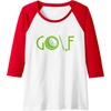 image:imageGolf  Golf Gift Raglan Baseball TeeRedWhite