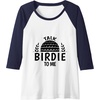 image:imageTalk Birdie To Me  Golf Gift Raglan Baseball TeeNavy BlueWhite