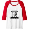 image:imageWeapons Of Grass Destruction  Golf Gift Raglan Baseball TeeRedWhite