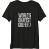 image:imageWorlds Okayest Golfer  Great Gift for Golfers Premium Triblend TShirtBlack