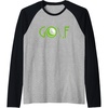 image:imageGolf  Golf Gift Raglan Baseball TeeBlackAthletic Heather