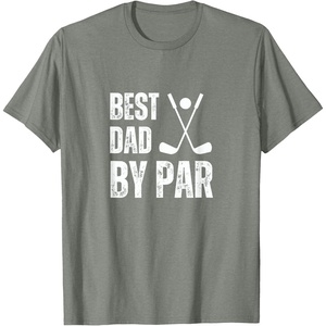 image:imageFunny Best Dad By Par Golf Gift TShirtOlive Heather