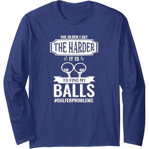 image:imageFunny Golfing Gear  Great gift for Men Long Sleeve TShirtNavy Blue