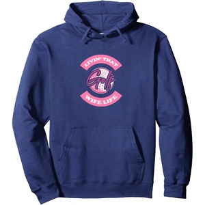 image:imageLivin That Wife Life  Golf Gift Pullover HoodieNavy Blue
