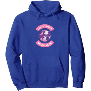 image:imageLivin That Wife Life  Golf Gift Pullover HoodieRoyal Blue