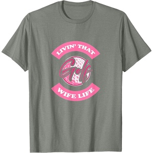 image:imageLivin That Wife Life  Golf Gift TShirtOlive Heather