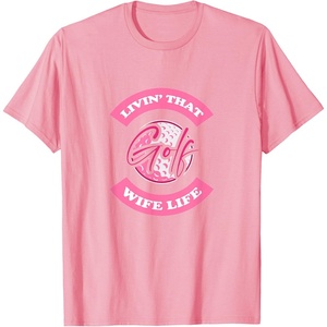 image:imageLivin That Wife Life  Golf Gift TShirtPink