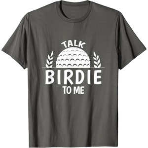 image:imageTalk Birdie To Me  Golf Gift TShirtAsphalt Grey