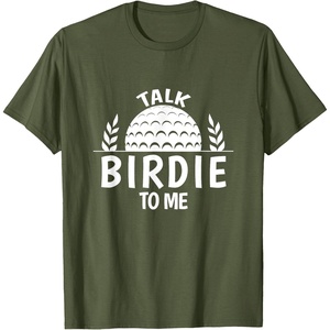 image:imageTalk Birdie To Me  Golf Gift TShirtOlive Green