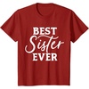 image:imageBest Sister Ever  Great gift for Sister Friend amp More TShirtCranberry Red