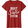 image:imageBest Sister Ever  Great gift for Sister Friend amp More TShirtCranberry Red