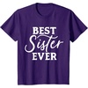 image:imageBest Sister Ever  Great gift for Sister Friend amp More TShirtPurple