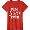 image:imageBest Sister Ever  Great gift for Sister Friend amp More TShirtRed