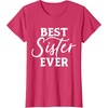 image:imageBest Sister Ever  Great gift for Sister Friend amp More TShirtRed Heather