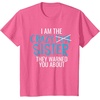 image:imageI Am The Crazy Fun Sister  Sister Gifts TShirtPink Heather