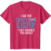 image:imageI Am The Crazy Fun Sister  Sister Gifts TShirtRed Heather