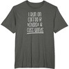 image:imageI Run on Coffee Chaos and Cuss Words Gift for Women TShirtAsphalt Grey