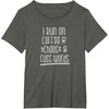 image:imageI Run on Coffee Chaos and Cuss Words Gift for Women TShirtAsphalt Grey