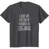 image:imageI Run on Coffee Chaos and Cuss Words Gift for Women TShirtDark Heather Grey