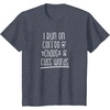 image:imageI Run on Coffee Chaos and Cuss Words Gift for Women TShirtHeather Blue