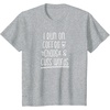 image:imageI Run on Coffee Chaos and Cuss Words Gift for Women TShirtHeather Grey