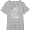 image:imageI Run on Coffee Chaos and Cuss Words Gift for Women TShirtHeather Grey