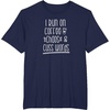 image:imageI Run on Coffee Chaos and Cuss Words Gift for Women TShirtNavy Blue