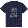 image:imageI Run on Coffee Chaos and Cuss Words Gift for Women TShirtNavy Blue
