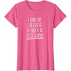 image:imageI Run on Coffee Chaos and Cuss Words Gift for Women TShirtPink Heather
