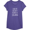 image:imageI Run on Coffee Chaos and Cuss Words Gift for Women TShirtPurple Heather