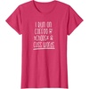 image:imageI Run on Coffee Chaos and Cuss Words Gift for Women TShirtRed Heather