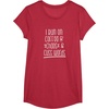 image:imageI Run on Coffee Chaos and Cuss Words Gift for Women TShirtRed Heather