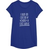 image:imageI Run on Coffee Chaos and Cuss Words Gift for Women TShirtRoyal Blue