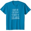 image:imageI Run on Coffee Chaos and Cuss Words Gift for Women TShirtSapphire Blue