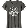 image:imageI am Enough Great gift for Christian and Religious Women TShirtAsphalt Grey